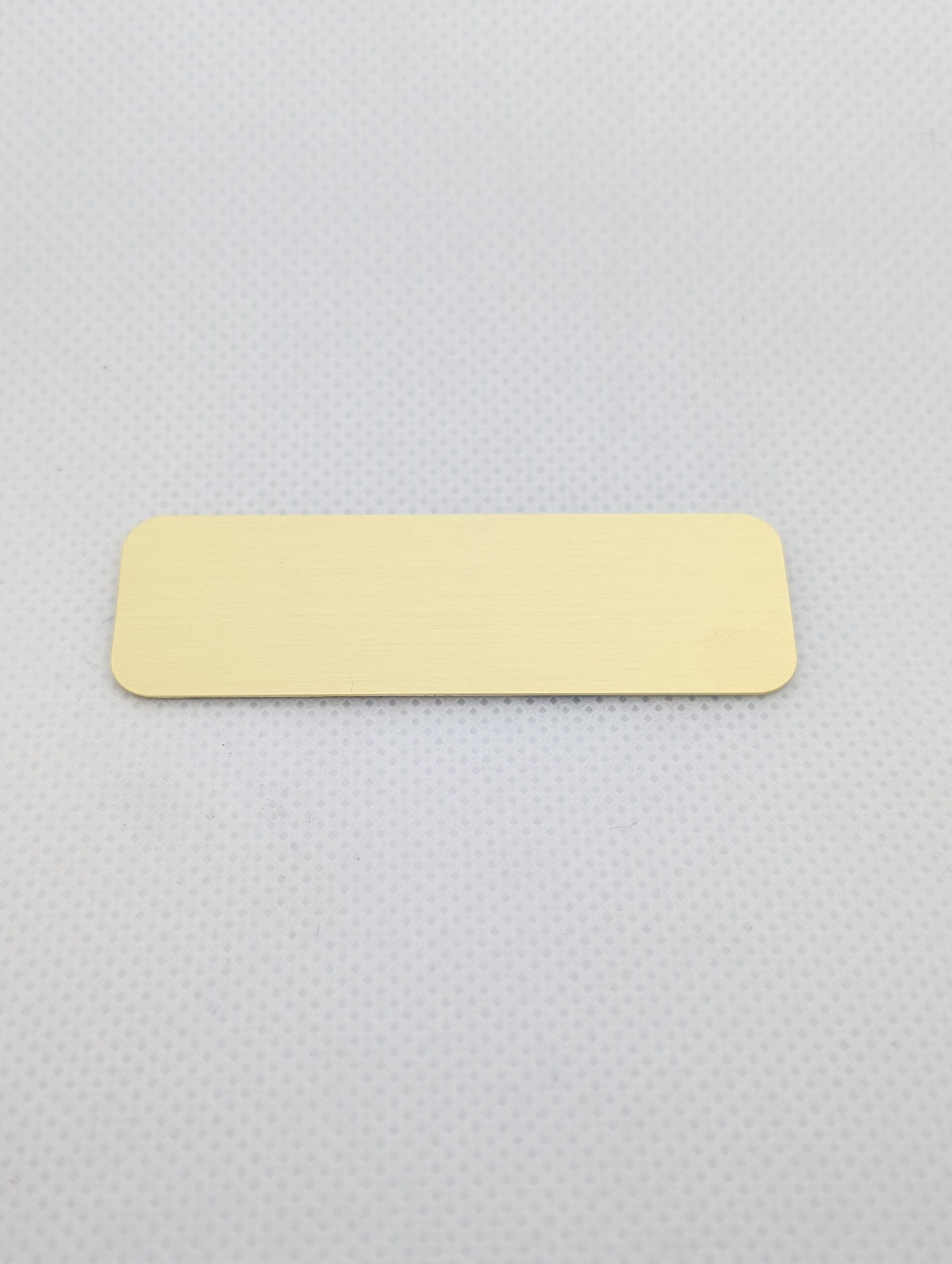 Goldenes Metallschild für Pokale